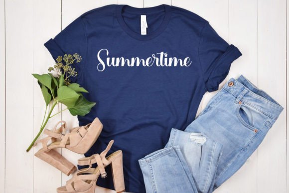 Summertime Font Poster 2