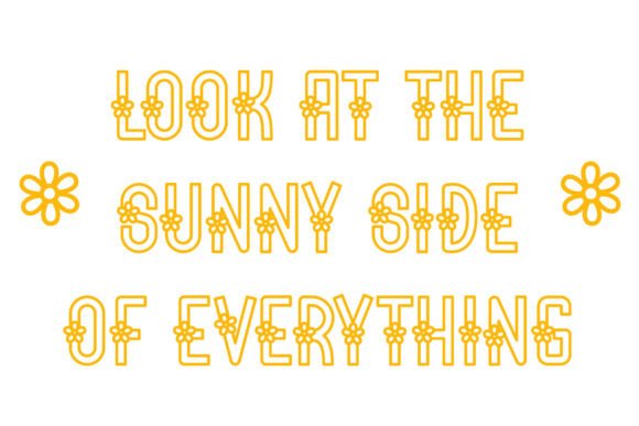 Sun Flower Duo Font Poster 5
