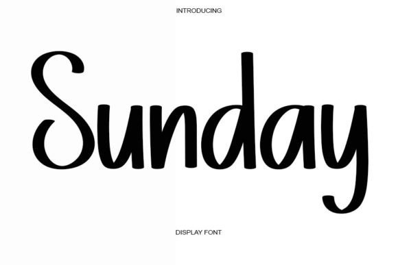 Sunday Font