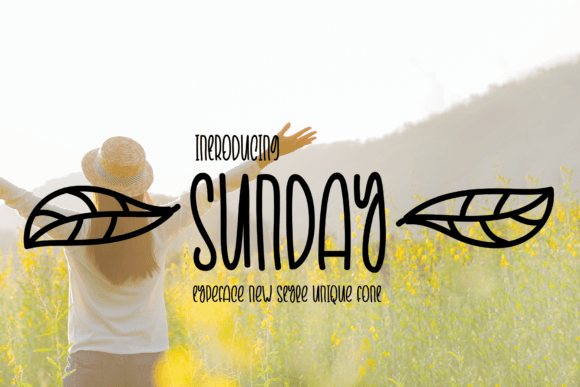 Sunday Font Poster 1