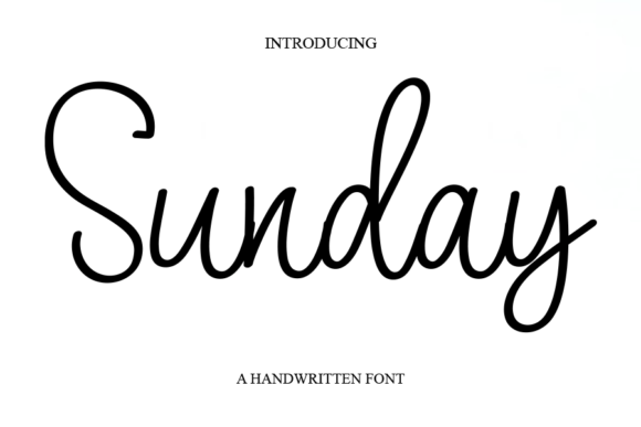 Sunday Font