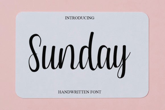 Sunday Font