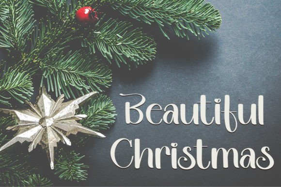 Sunday Christmas Font Poster 3