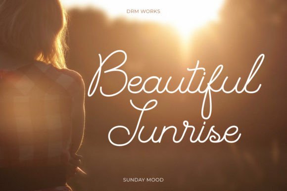 Sunday Mood Font Poster 3