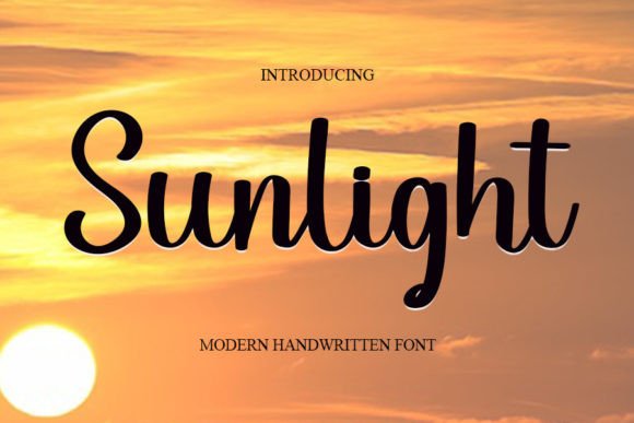 Sunlight Font Poster 1