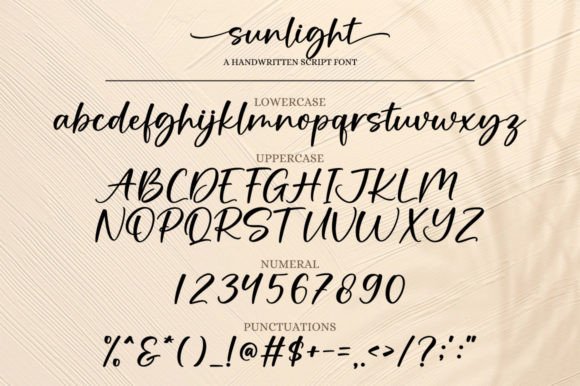 Sunlight Font Poster 7