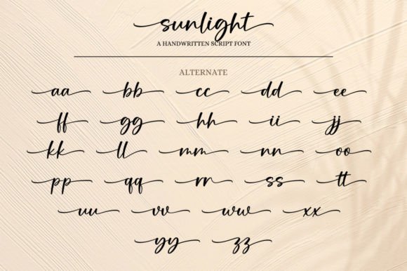 Sunlight Font Poster 8