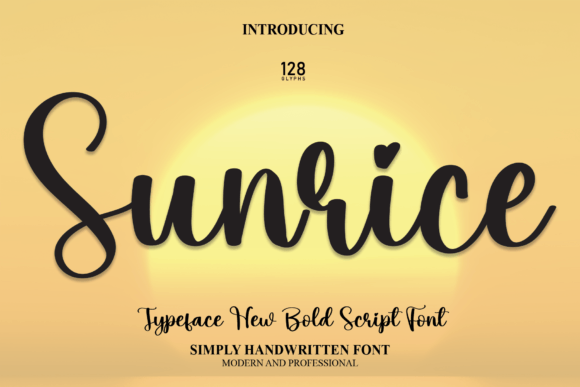 Sunrice Font