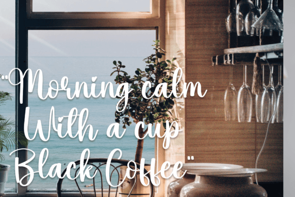 Sunrice Font Poster 4