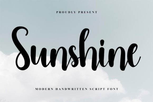 Sunshine Font Poster 1