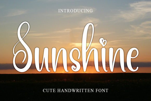 Sunshine Font Poster 1