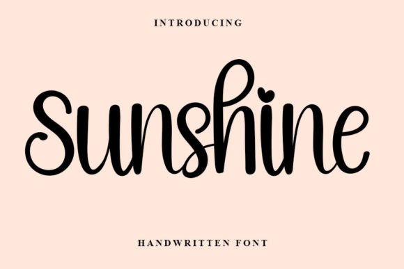 Sunshine Font