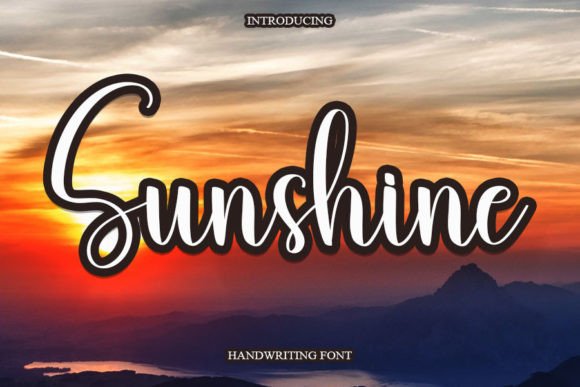 Sunshine Font Poster 1