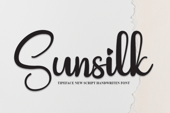 Sunsilk Font Poster 1