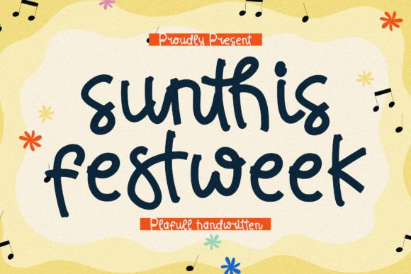 Sunthis Festweek Font Poster 1
