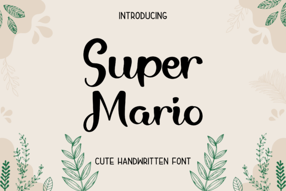 Super Mario Font