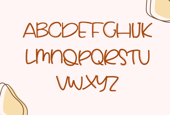 Supper Cute Font Poster 2