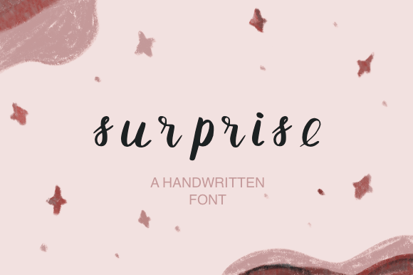 Surprise Font Surprise Font Poster 1