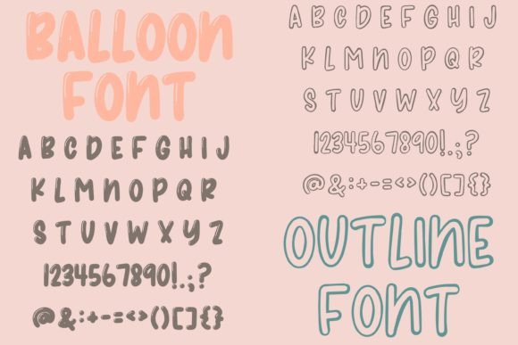 Surprise Party Trio Font Poster 3
