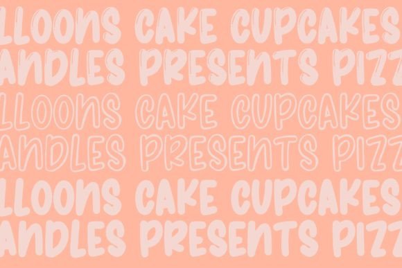 Surprise Party Trio Font Poster 9