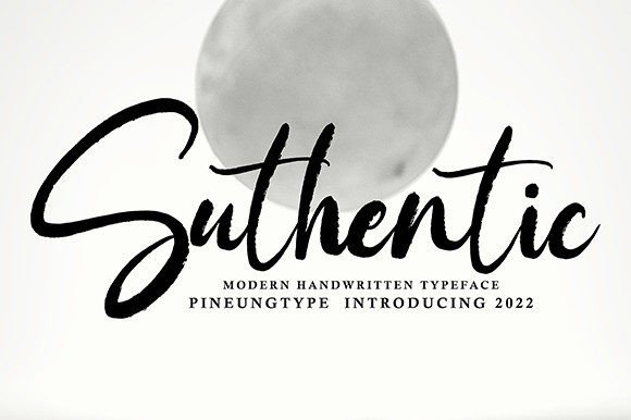 Suthentic Font Poster 1