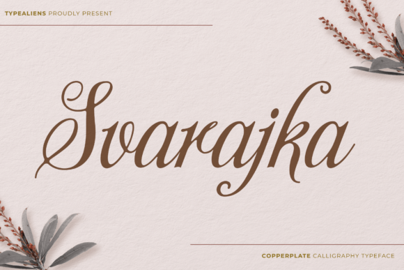 Svarajka Font Poster 1