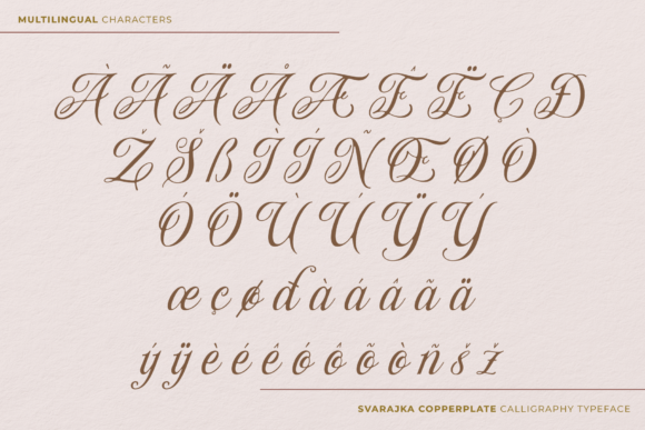 Svarajka Font Poster 9