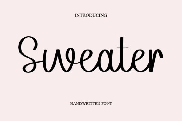 Sweater Font