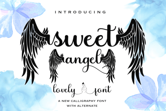 Sweet Angel Font Poster 11
