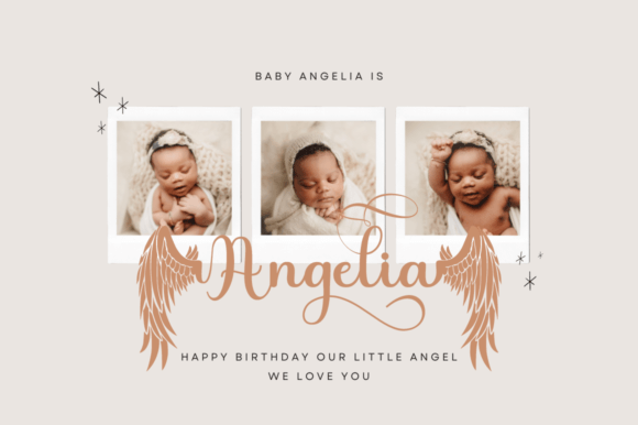 Sweet Angel Font Poster 5