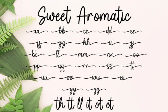 Sweet Aromatic Font Poster 6