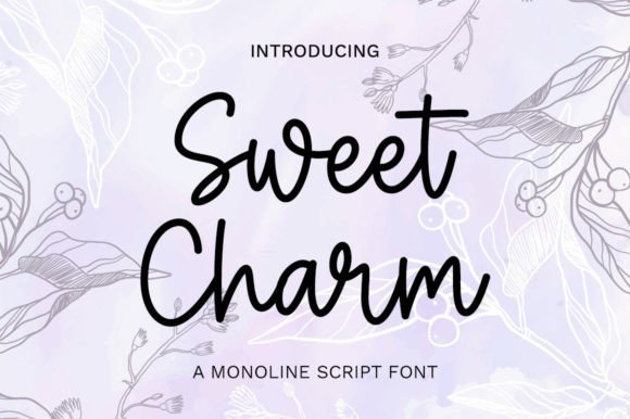 Sweet Charm Font Poster 1