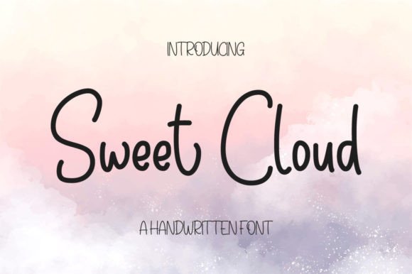 Sweet Cloud Font Poster 1