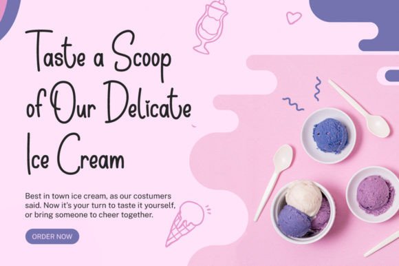 Sweet Cloud Font Poster 3