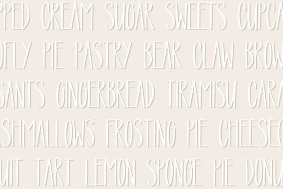 Sweet Cream Font Poster 9