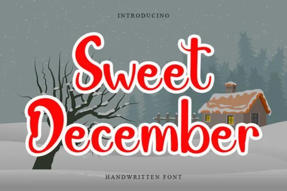 Sweet December Font Sweet December Font Poster 1