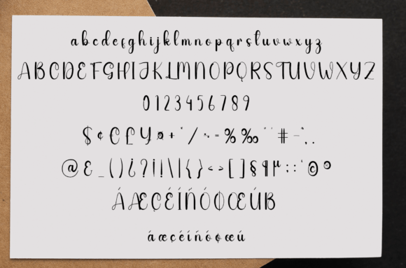 Sweet Drinks Font Poster 6