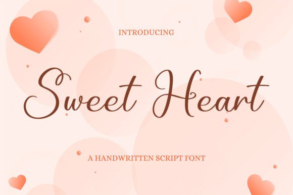 Sweet Heart Font Poster 1