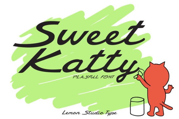Sweet Katty Font Poster 1