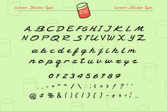 Sweet Katty Font Poster 6