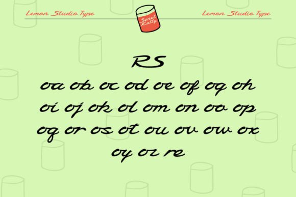 Sweet Katty Font Poster 7