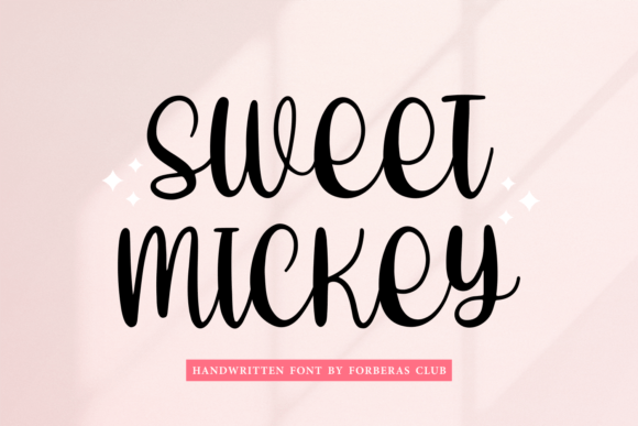 Sweet Mickey Font Poster 1