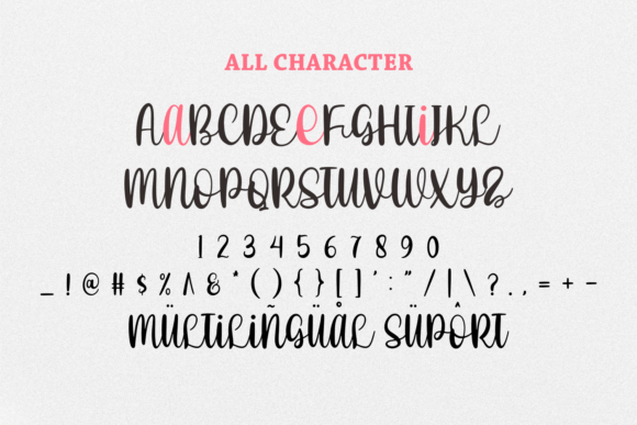 Sweet Mickey Font Poster 7