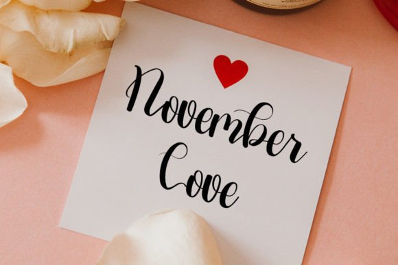 Sweet November Font Poster 2