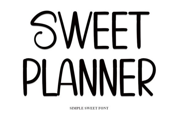Sweet Planner Font Poster 1