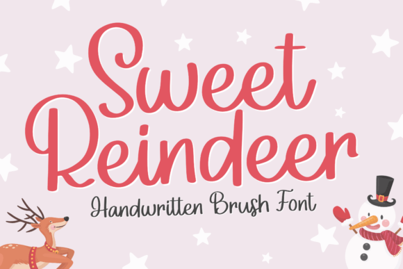 Sweet Reindeer Font Poster 1