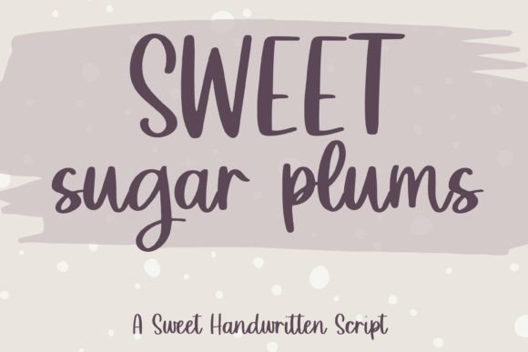 Sweet Sugar Plums Font