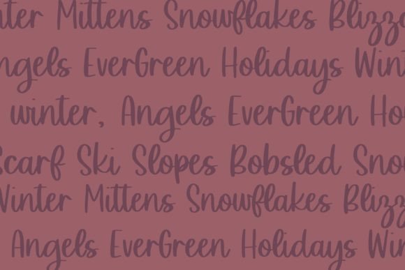 Sweet Sugar Plums Font Poster 8