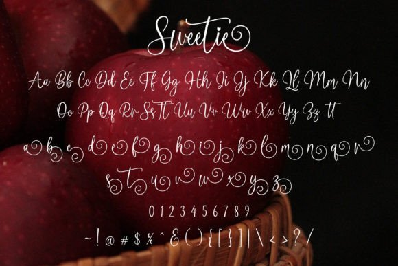 Sweetie Font Poster 6
