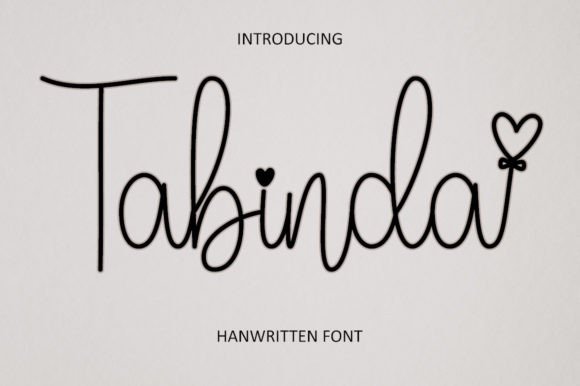 Tabinda Font Poster 1